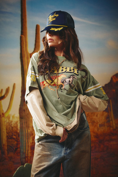 The Neigh Sayer Long Sleeve Tee | Green