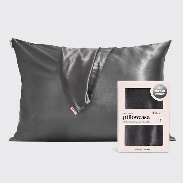 Satin Pillowcase | Charcoal