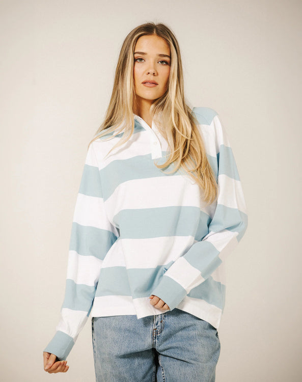 Rugby Polo Shirt | Light Blue