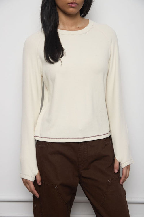 Warm Routine Top | Cloud Dancer