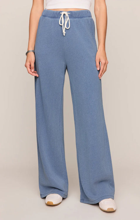 Hunter Knit Denim Pant | Santorini Indigo