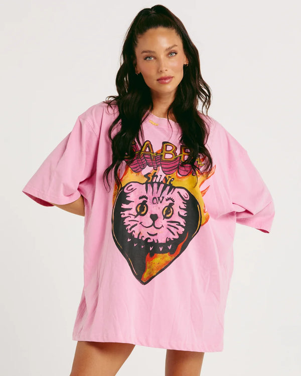 The Very Oversized Shining Anyway Tee | Pink