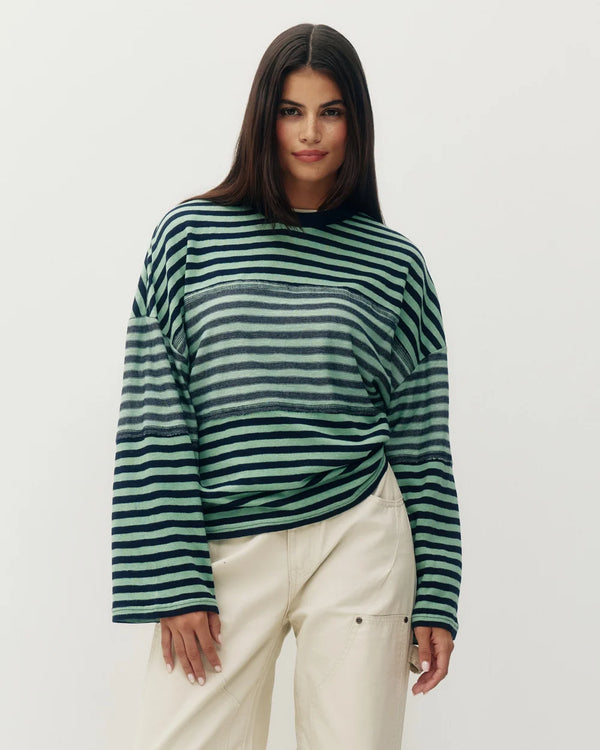 Morning Stripe Jersey | Blue/Aqua