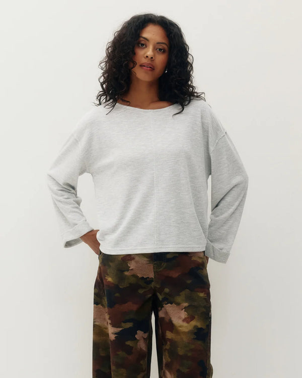 Sway Drawstring Pullover | Heather Grey