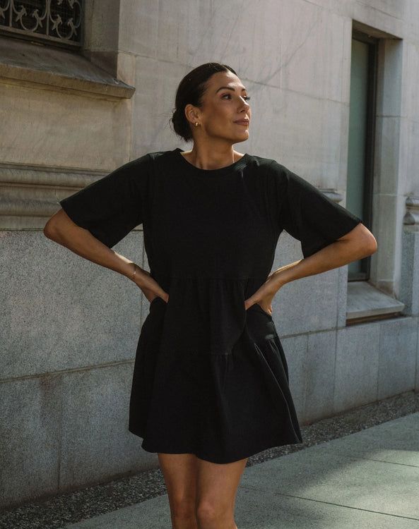 Tiered Dress | Black