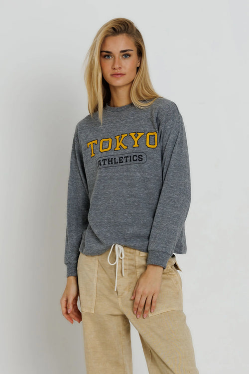 Tokyo Athletics Long Sleeve | Heather Grey