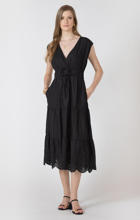 Eyelet Dress | Black Wash