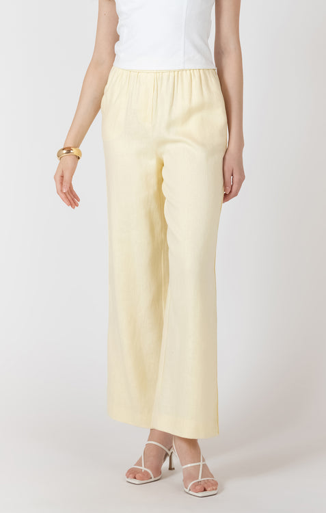 Straight Leg Trouser | Lemon Butter