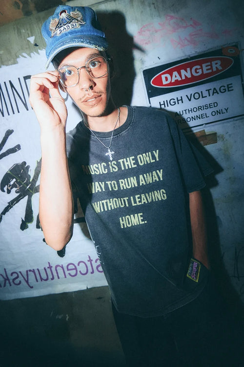The Vinyl Shop Tee | Black