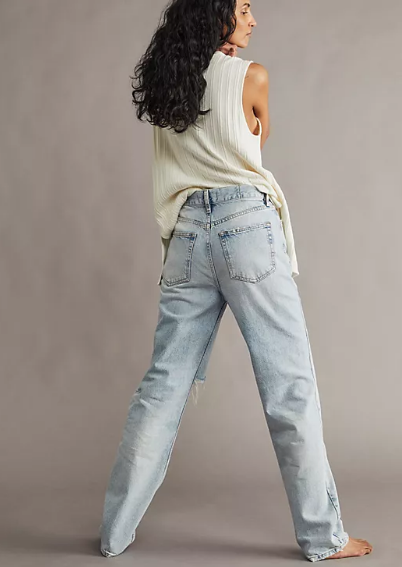 Free people deals straight leg jeans