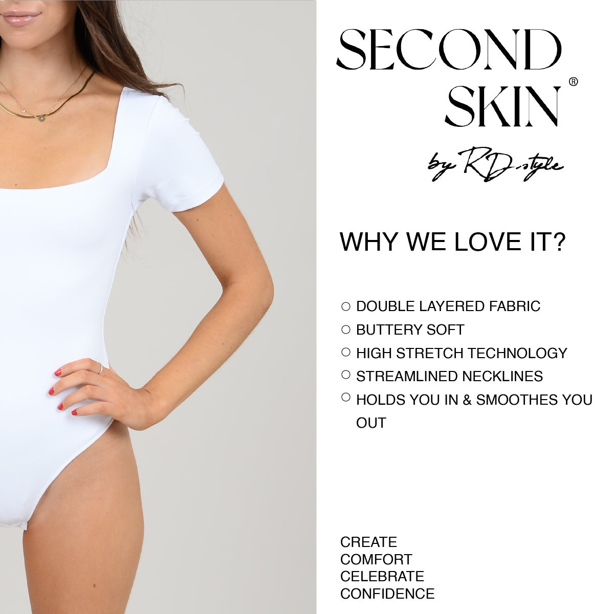 V-neck ribbed second-skin bodysuit, Twik, Bodysuits For Women, Summer
