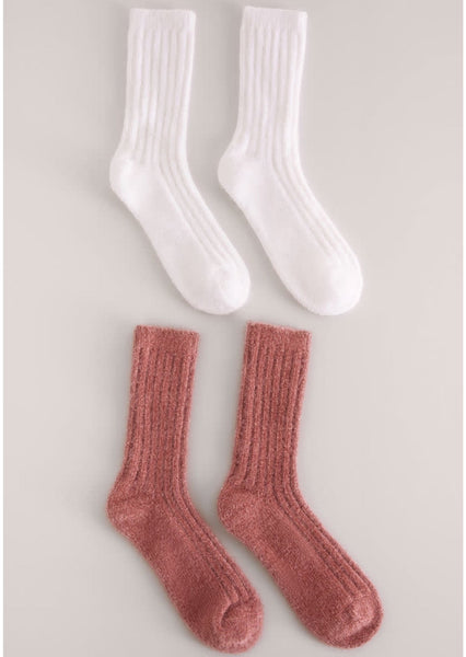 Novelty Plush Socks | 2-Pack